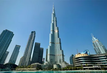 Burj Khalifa and the Dubai skyline