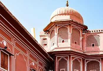 Palace architecture in Rajasthan, India