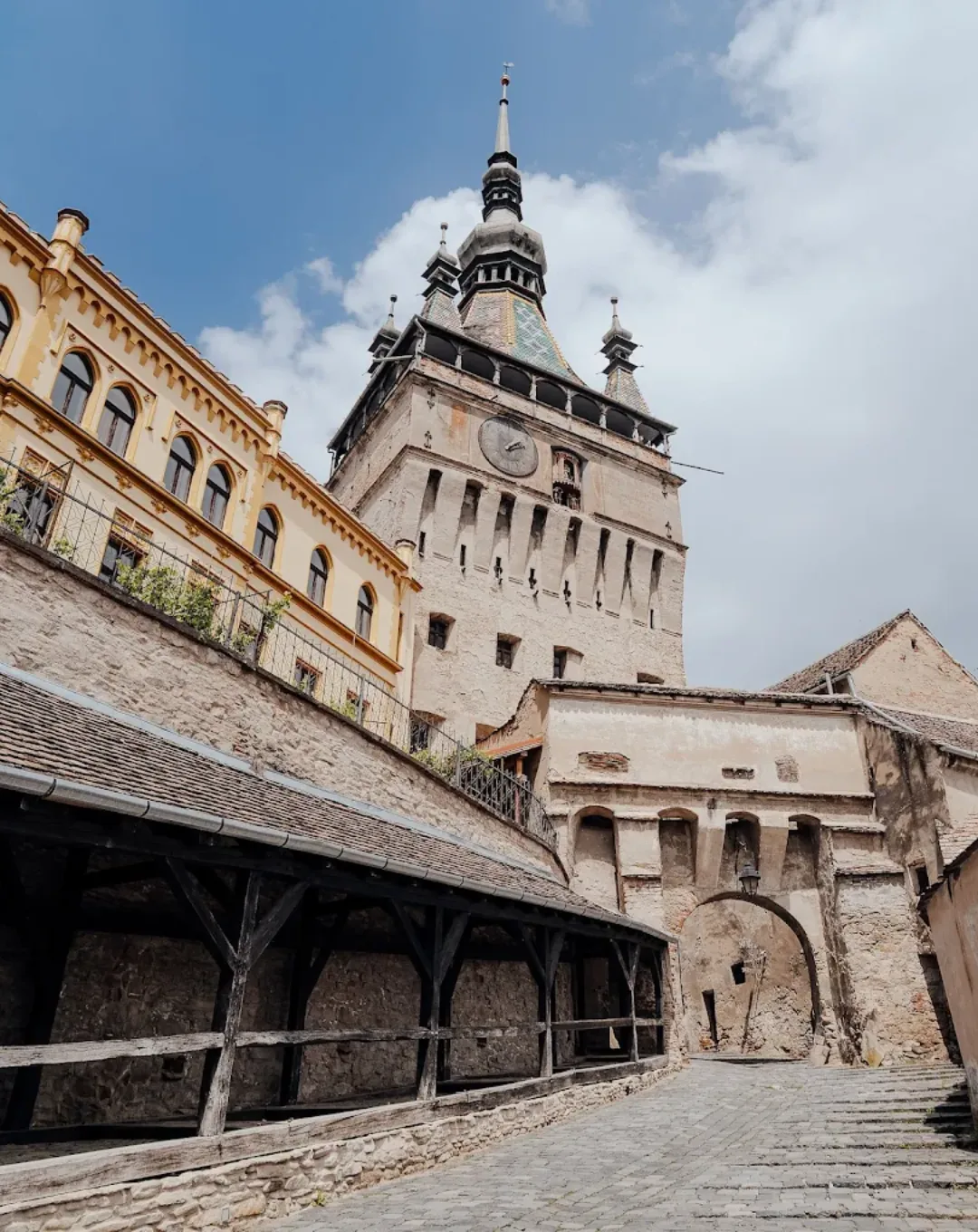 Clock tower of Sighisoara's medieval citadel