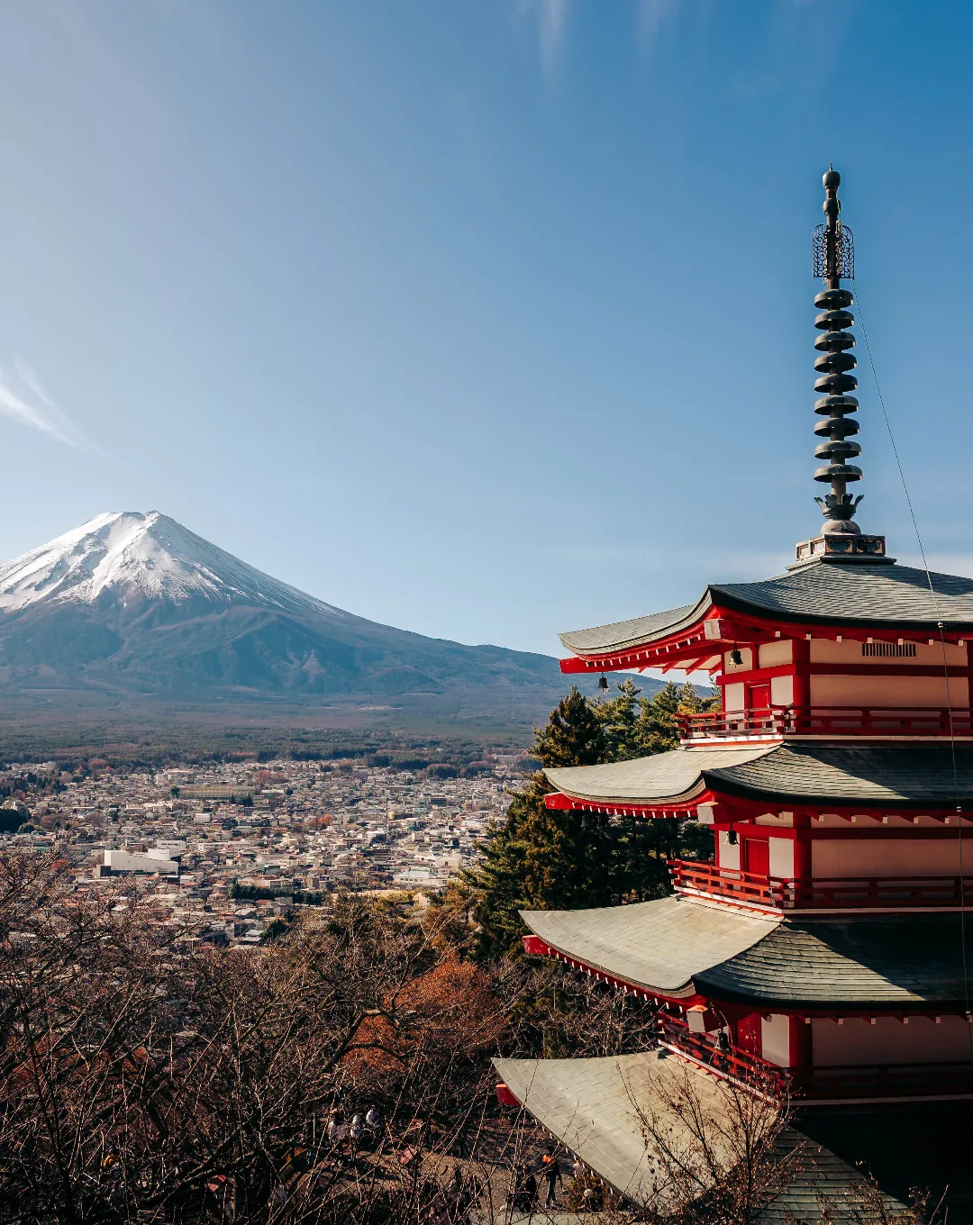 Mount Fuji and the Chureito Pagoda